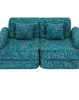 Medium Modular Sofa for Kids - Tangle Lagoon Blue
