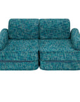 Medium Modular Sofa for Kids - Tangle Lagoon Blue