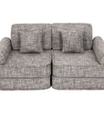 Medium Modular Sofa in Tangle Moon Grey for Kids