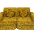 Medium Modular Sofa for Kids - Tangle Honey Mustard