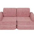 Medium Modular Sofa for Kids in Bubblegum Pink