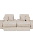 Medium Modular Sofa for Kids - Tangle Marshmallow Beige Plus