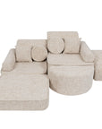 Medium Modular Sofa for Children in Marshmallow Beige