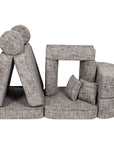 Medium Modular Sofa for Kids - Tangle Moon Grey Plus