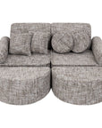 Medium Modular Kids Sofa in Moon Grey Plus