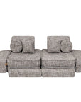 Medium Modular Kids Sofa in Moon Grey Plus