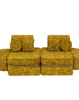 Medium Modular Sofa for Kids - Tangle Honey Mustard Plus