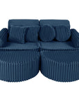 Medium Modular Kids Sofa in Churros Blue