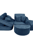 Medium Modular Kids Sofa in Churros Blue
