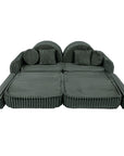 Medium Modular Sofa for Kids - Churros Forest Green Plus