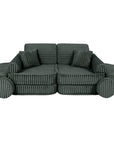 Medium Modular Sofa for Kids - Churros Forest Green Plus