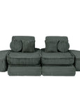 Medium Modular Sofa for Kids - Churros Forest Green Plus