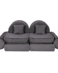 Medium Modular Sofa for Kids in Jurassic Grey