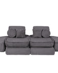 Medium Modular Sofa for Kids - Churros Jurassic Grey Plus