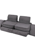 Medium Modular Sofa for Kids in Jurassic Grey