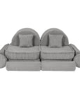 Medium Modular Sofa for Kids - Churros Moon Grey Plus