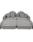 Medium Modular Sofa for Kids - Churros Moon Grey Plus