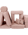 Medium Modular Sofa for Kids - Churros Pink Plus