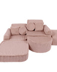 Medium Modular Sofa in Churros Pink for Kids