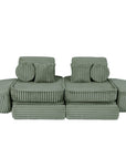 Medium Modular Kids Sofa in Sage Green