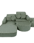 Medium Modular Kids Sofa in Sage Green