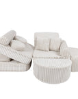 Medium Modular Sofa for Kids - Churros White Plus