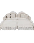 Medium Plus Modular Kids Sofa in Churros White