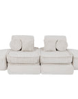 Medium Plus Modular Kids Sofa in Churros White
