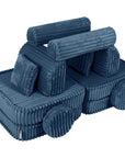 Medium Modular Sofa for Kids - Churros Blue