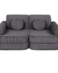 Medium Modular Sofa for Children Jurassic Grey