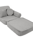 Medium Modular Sofa for Kids in Moon Grey