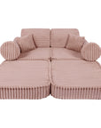 Medium Modular Sofa for Kids - Churros Pink