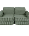 Medium Modular Sofa for Kids - Churros Sage Green