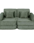 Medium Modular Sofa for Kids - Churros Sage Green