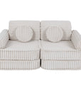 Medium Modular Sofa for Kids in Churros White