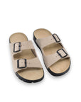 Meeliku Leather Sandals – Beige