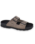 Meeliku Leather Sandals – Brown/Black