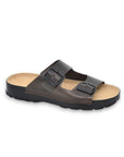 Meeliku Leather Sandals – Dark Brown