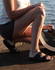 Meeliku Leather Sandals – Dark Brown