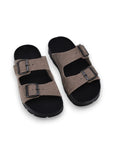 Meeliku Leather Sandals – Brown/Black