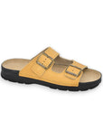 Meeliku Leather Sandals – New Yellow