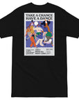 Take A Chance Have A Dance DISCO! Oversized Cotton Embroidered T-Shirt