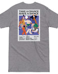 Take A Chance Have A Dance DISCO! Oversized Cotton Embroidered T-Shirt