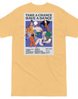 Take A Chance Have A Dance DISCO! Oversized Cotton Embroidered T-Shirt