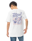 GUSTATORY Originals Postcards From Sunday Heavy Cotton Embroidered T-Shirt