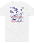 GUSTATORY Originals Postcards From Sunday Heavy Cotton Embroidered T-Shirt