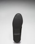 Boat Loafers, black suede