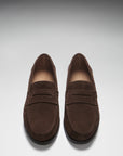 Boat Loafers, brown suede