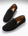 Driving Loafers, black suede
