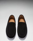 Driving Loafers, black suede